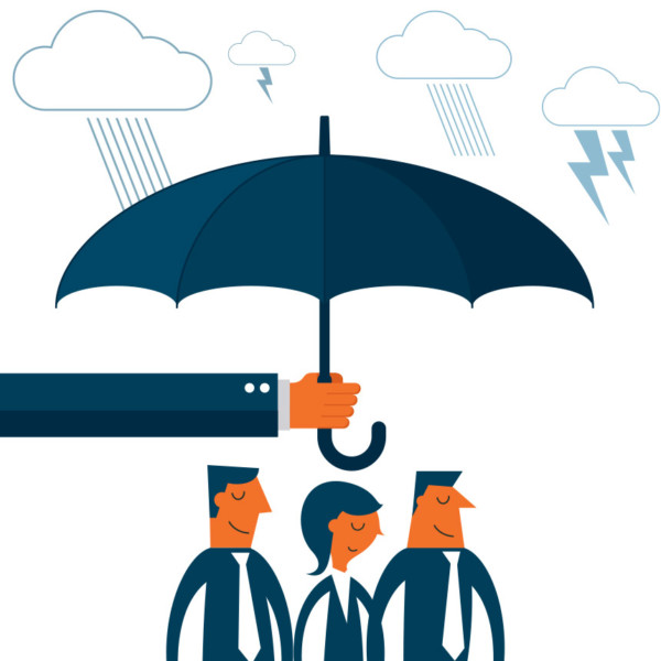 Business making sure that their customers are covered from a storm