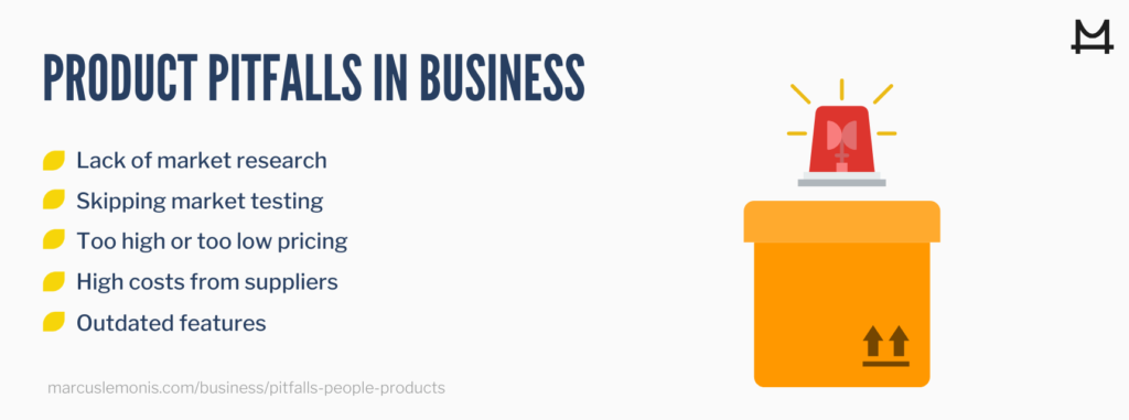 Product pitfalls that can happen in business