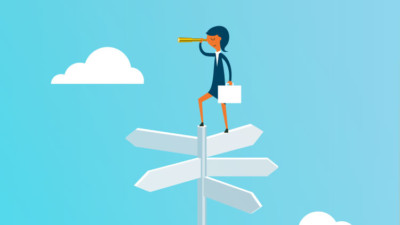 Woman looking for a new direction to go in smaller