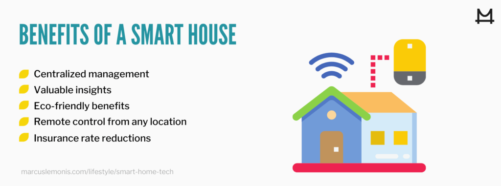 List of benefits of having a smart home