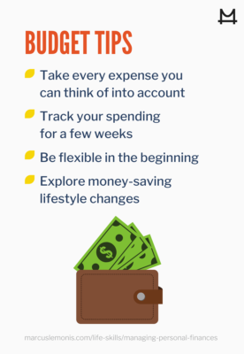 List of budget tips