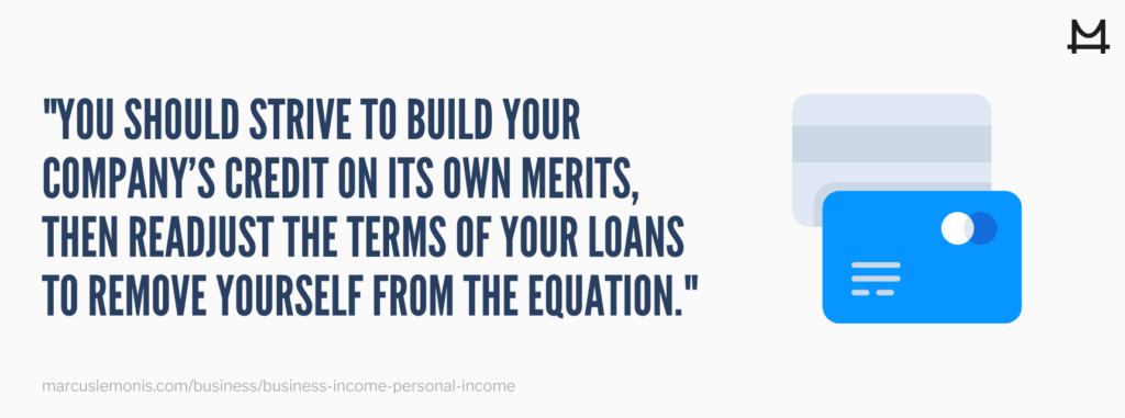 Building business credit.