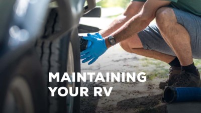 Image of someone working on an rv.