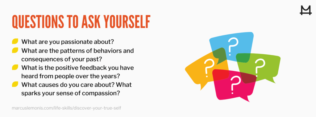 List of questions to ask yourself to find what you want in life