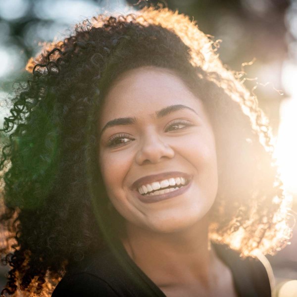 Image of someone smiling.