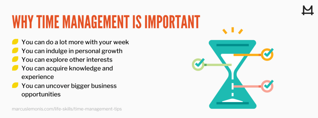 List of reasons why time management is so important