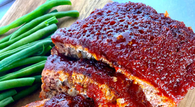 Close-up of Skinny Latina Meatloaf