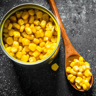 Image of a can of corn