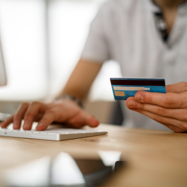 woman managing credit card debt