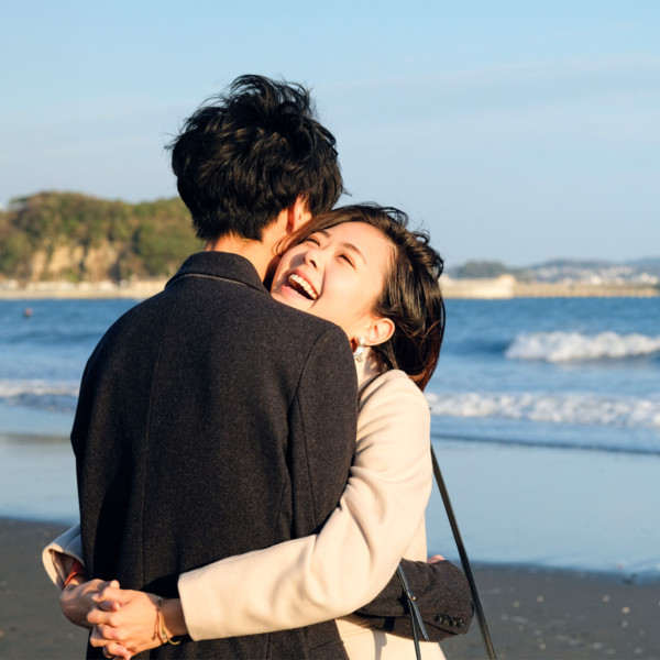 couple near the beach enjoying their maintained relationship
